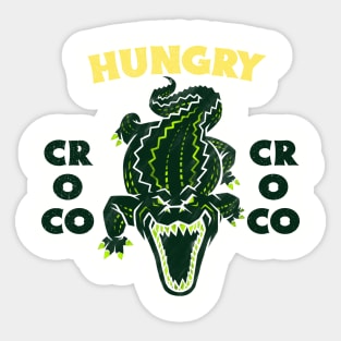 Hungry croco Sticker